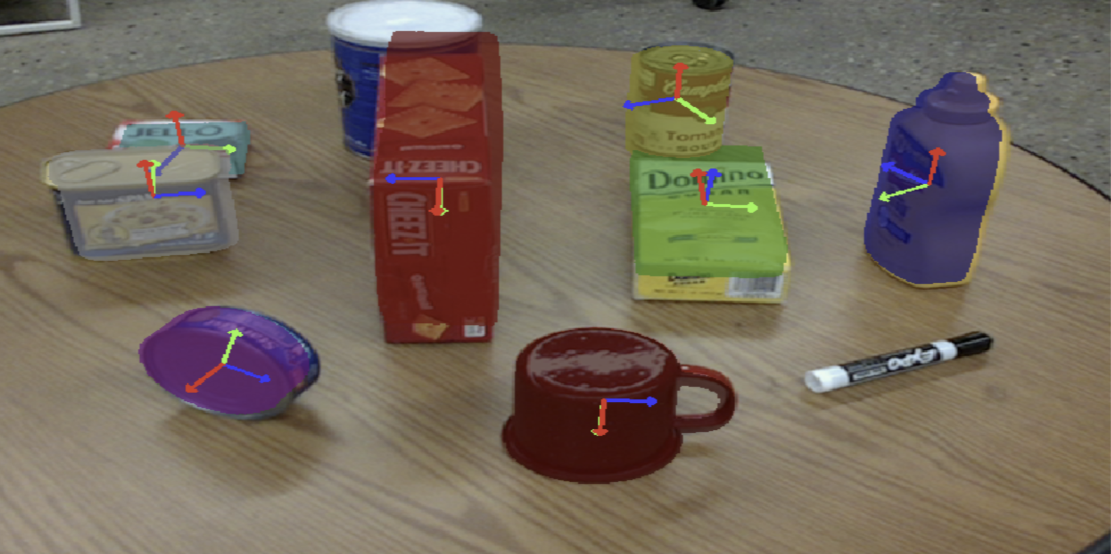 Faster R-CNN detection output